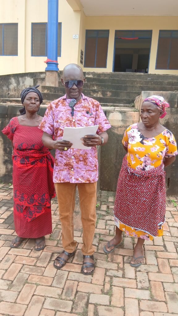 Nana Akyea Forson, Acting Ebusuapanyin of the Paakesedo Nsona Royal Family, addresses the media following the court's verdict